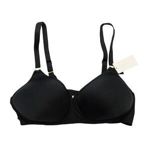 Wacoal 856393 Simply Done Wireless Contour T-Shirt Bra 34C Black‎ Wireless NWT
